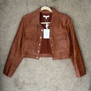 WAYF cropped jacket